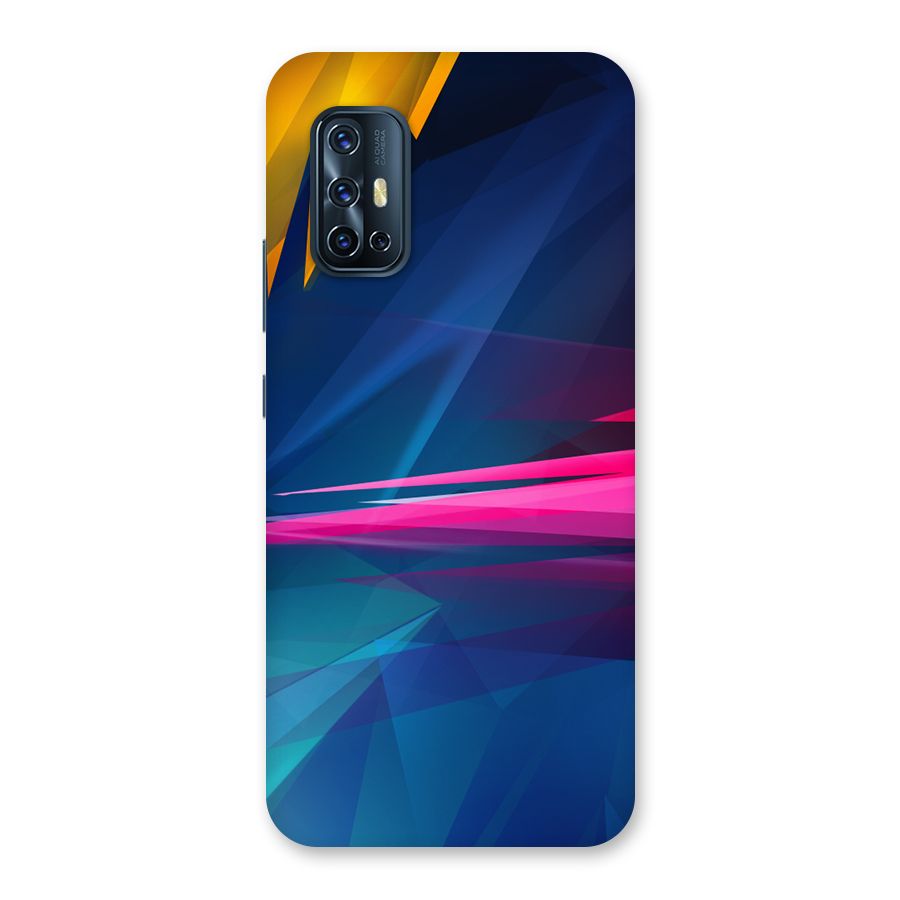 Blue Red Abstract Back Case for Vivo V17