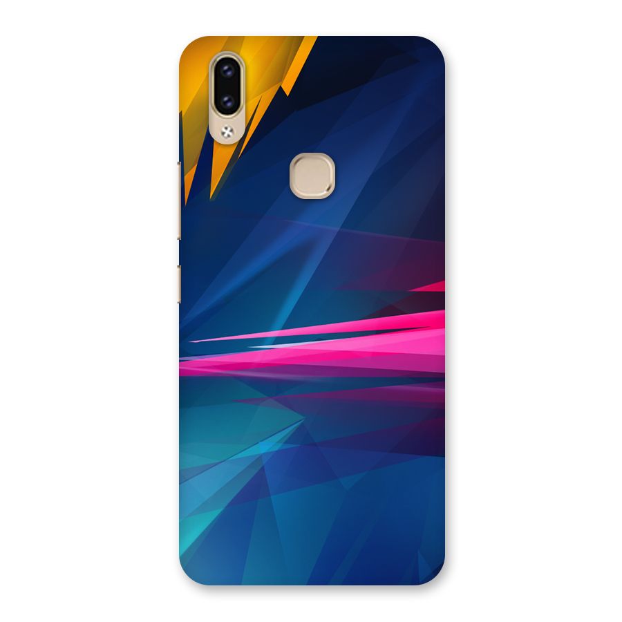 Blue Red Abstract Back Case for Vivo V9 Youth