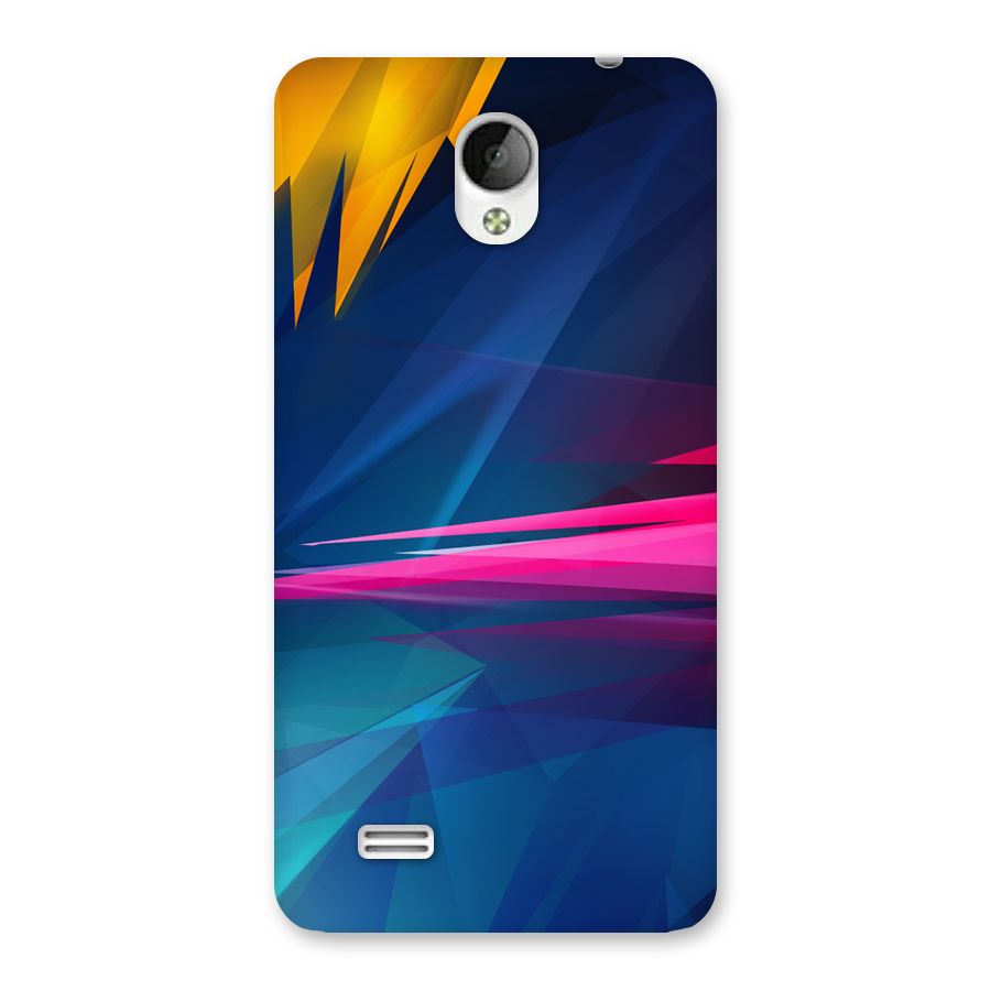 Blue Red Abstract Back Case for Vivo Y21