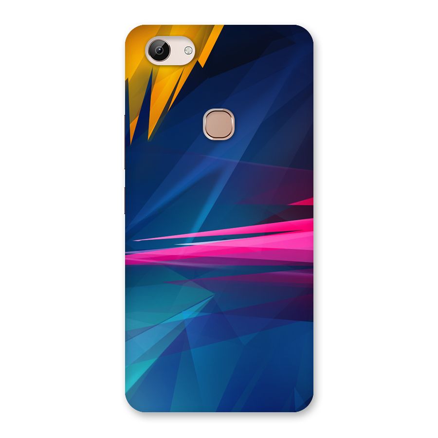 Blue Red Abstract Back Case for Vivo Y83