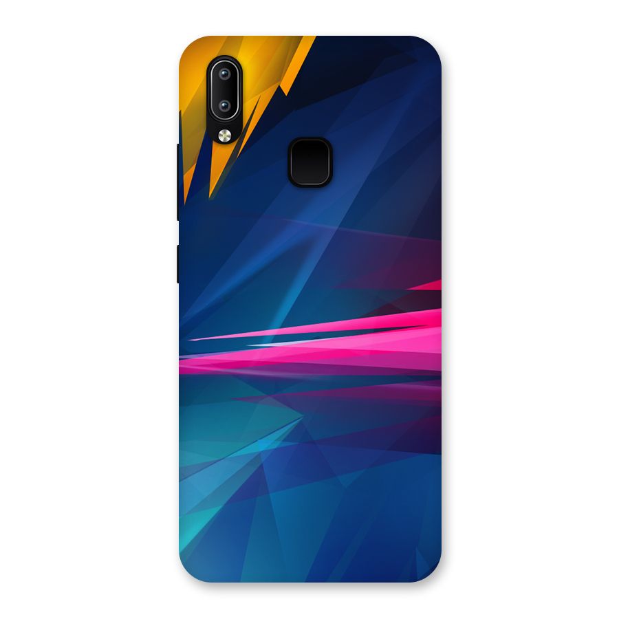 Blue Red Abstract Back Case for Vivo Y93