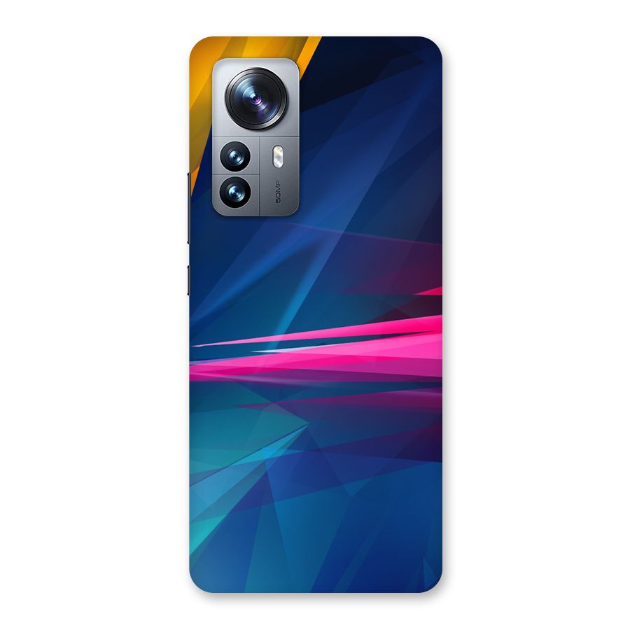 Blue Red Abstract Back Case for Xiaomi 12 Pro