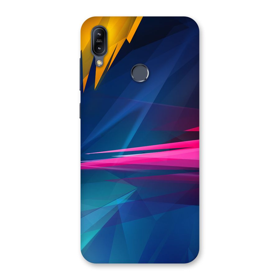 Blue Red Abstract Back Case for Zenfone Max M2