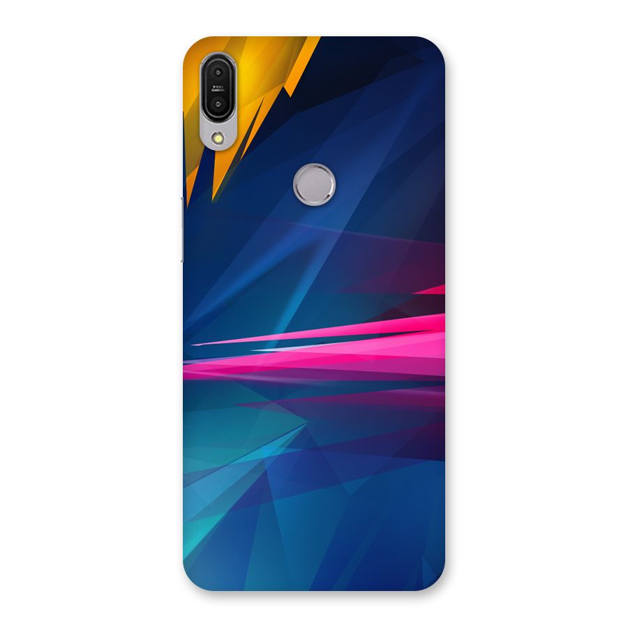 Blue Red Abstract Back Case for Zenfone Max Pro M1