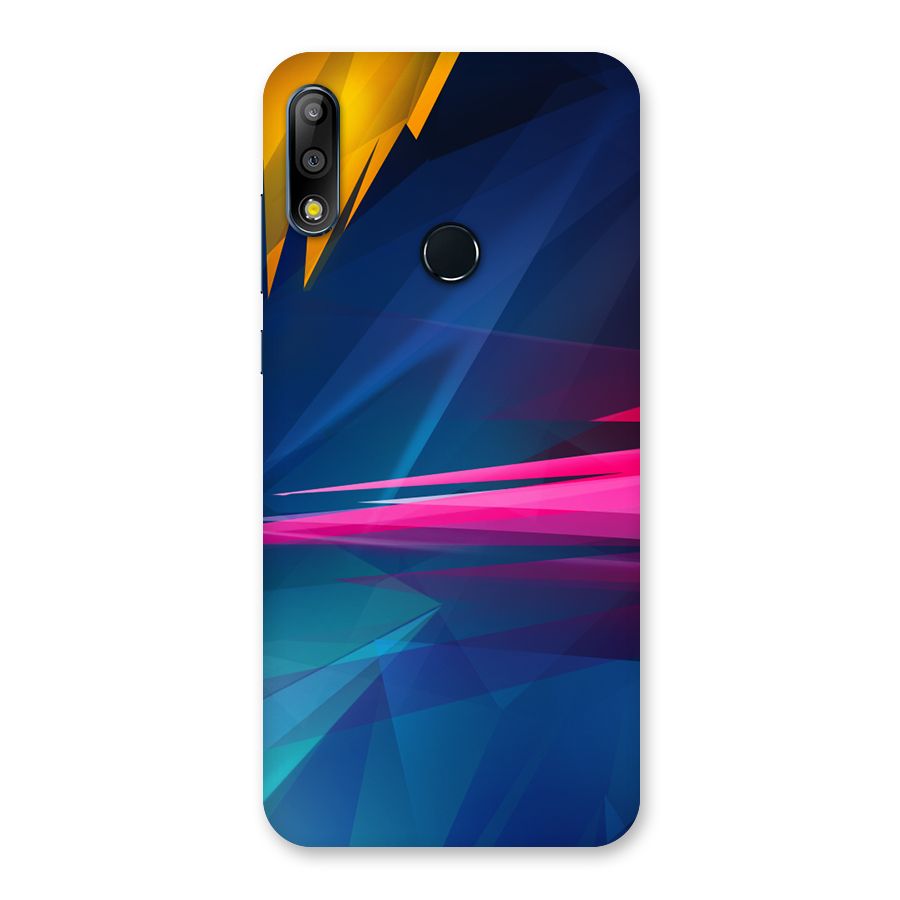 Blue Red Abstract Back Case for Zenfone Max Pro M2