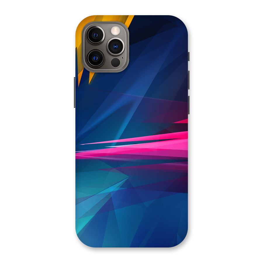 Blue Red Abstract Back Case for iPhone 12 Pro