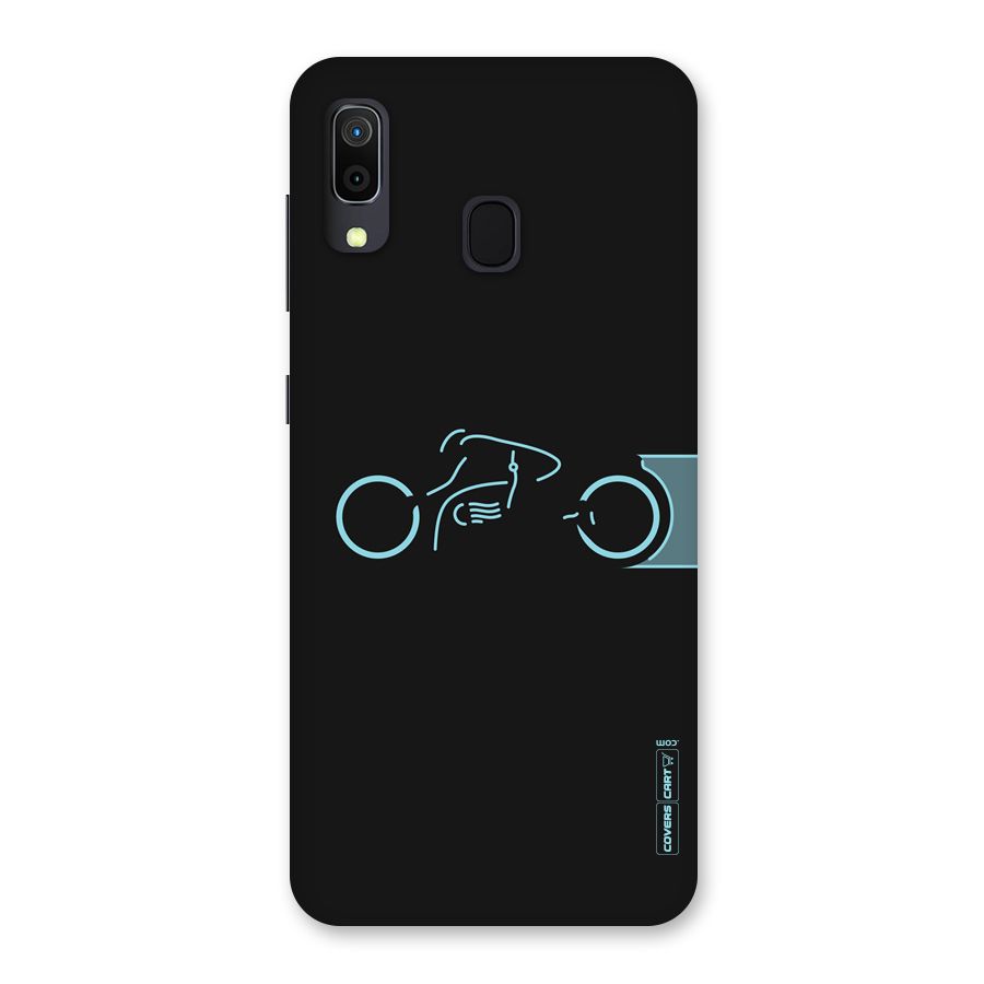 Blue Ride Back Case for Galaxy A20