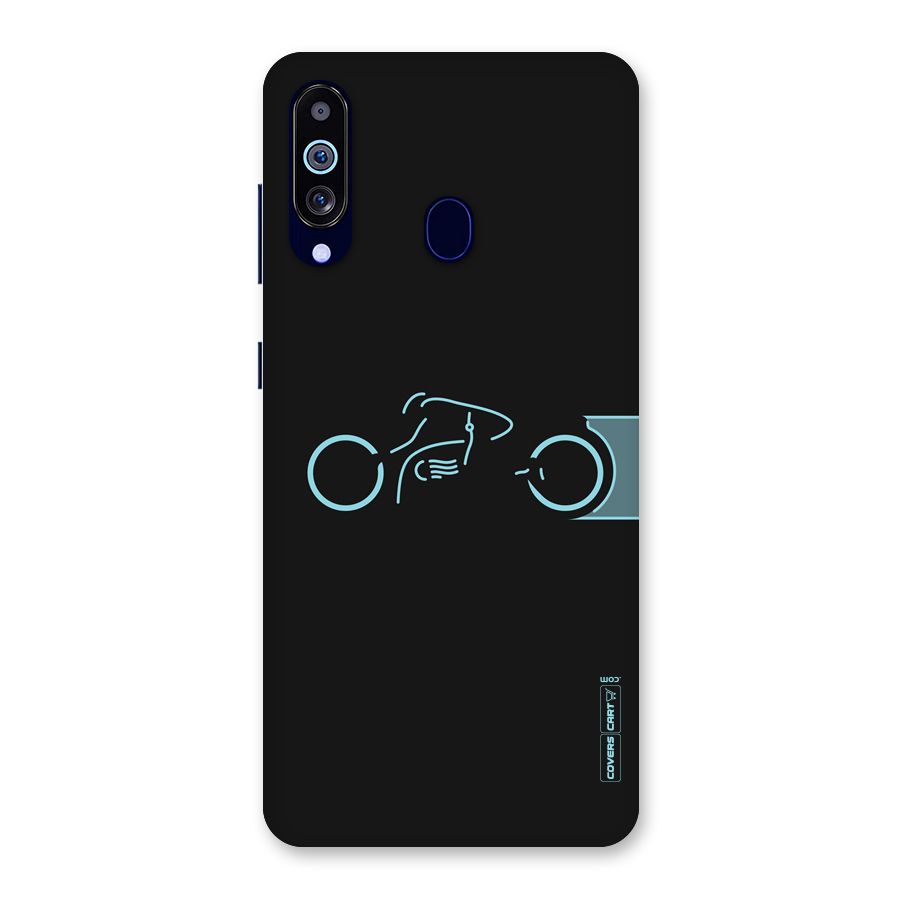 Blue Ride Back Case for Galaxy A60
