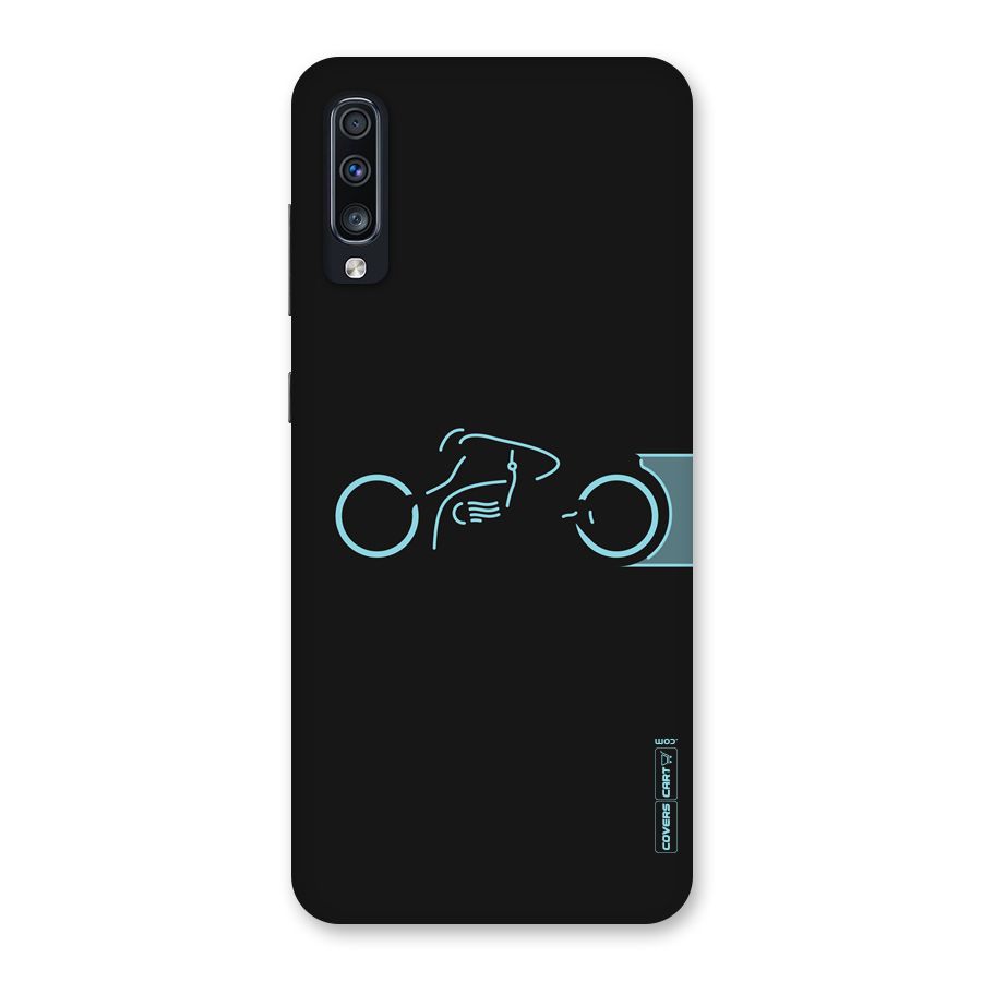 Blue Ride Back Case for Galaxy A70