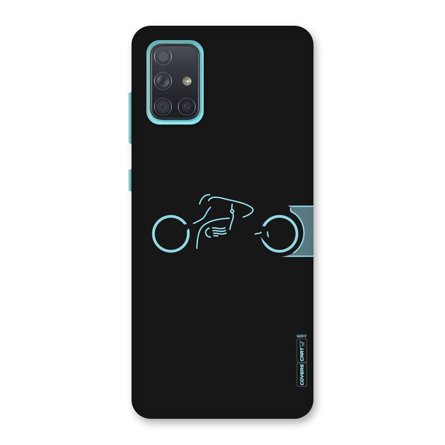 Blue Ride Back Case for Galaxy A71