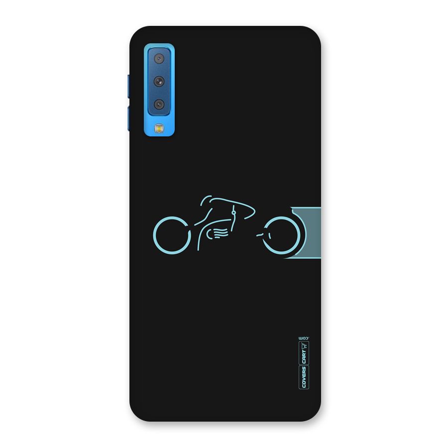 Blue Ride Back Case for Galaxy A7 (2018)
