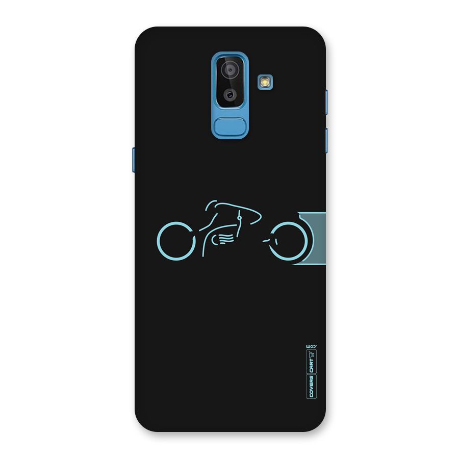 Blue Ride Back Case for Galaxy J8