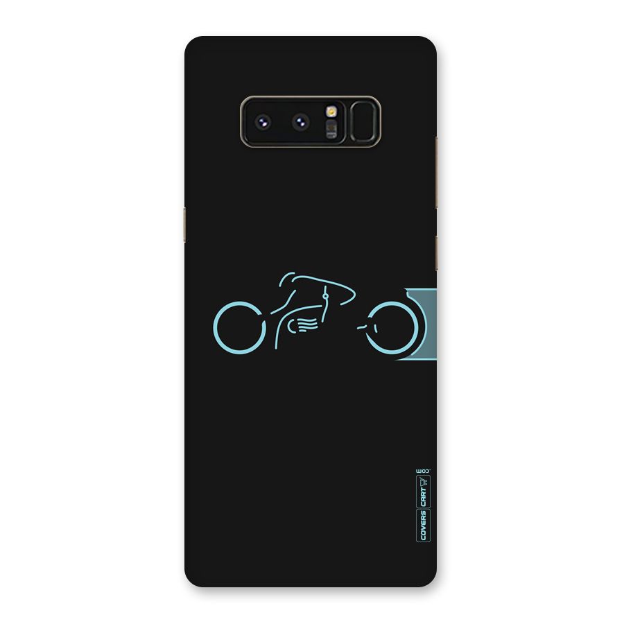 Blue Ride Back Case for Galaxy Note 8