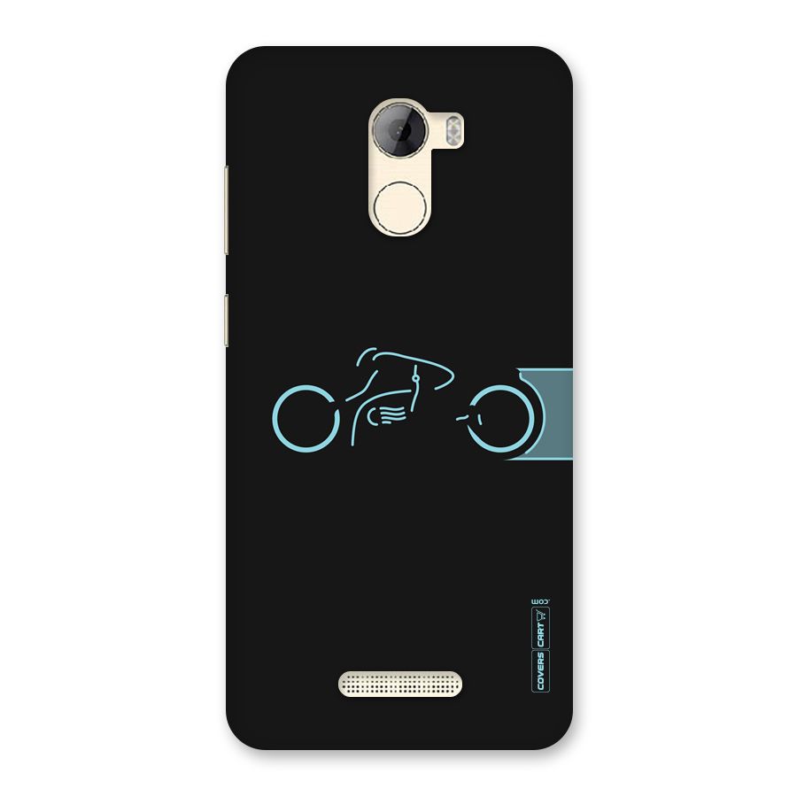 Blue Ride Back Case for Gionee A1 LIte