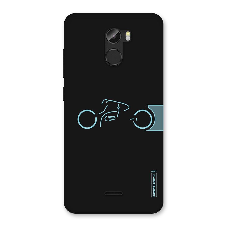 Blue Ride Back Case for Gionee X1