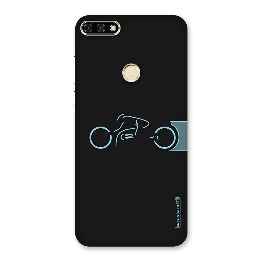 Blue Ride Back Case for Honor 7A