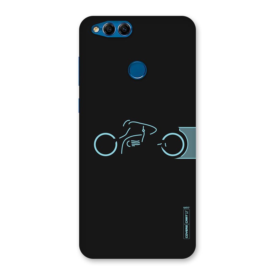 Blue Ride Back Case for Honor 7X