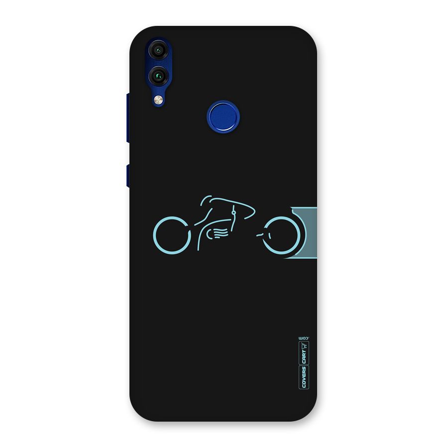 Blue Ride Back Case for Honor 8C