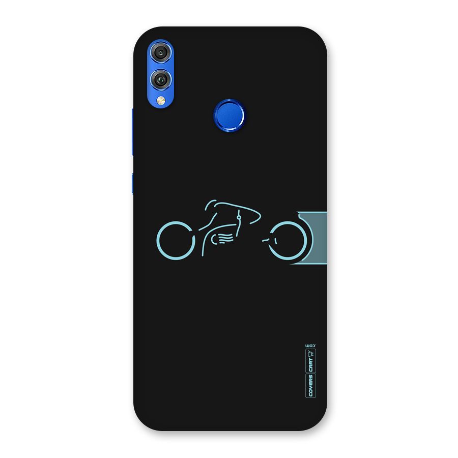 Blue Ride Back Case for Honor 8X