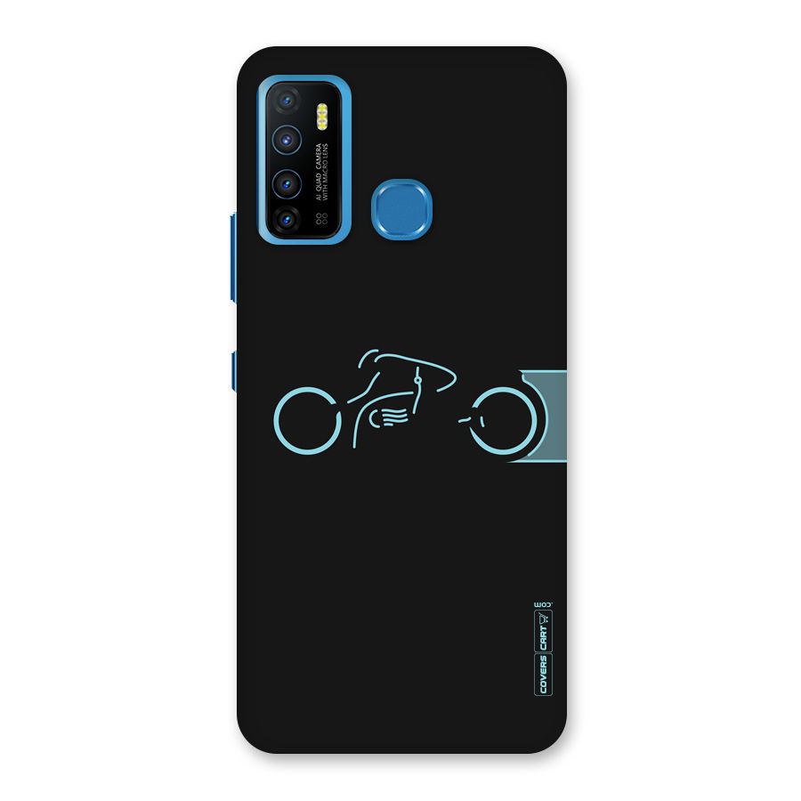 Blue Ride Back Case for Infinix Hot 9