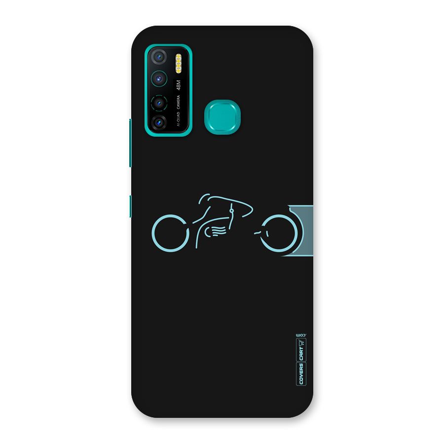 Blue Ride Back Case for Infinix Hot 9 Pro