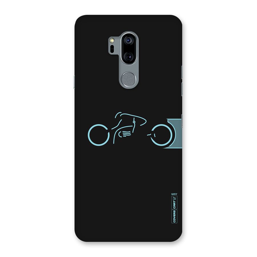 Blue Ride Back Case for LG G7