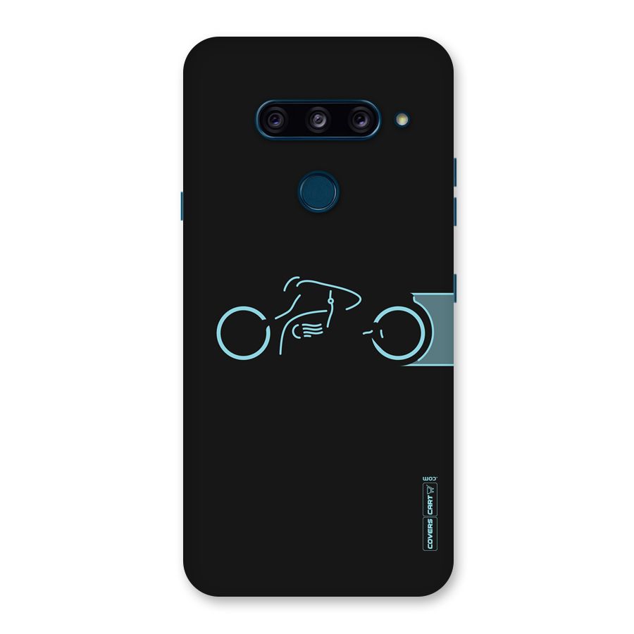 Blue Ride Back Case for LG  V40 ThinQ
