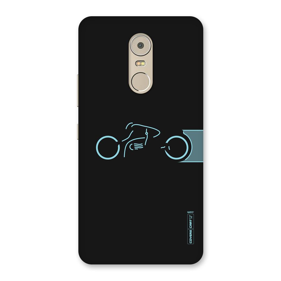 Blue Ride Back Case for Lenovo K6 Note