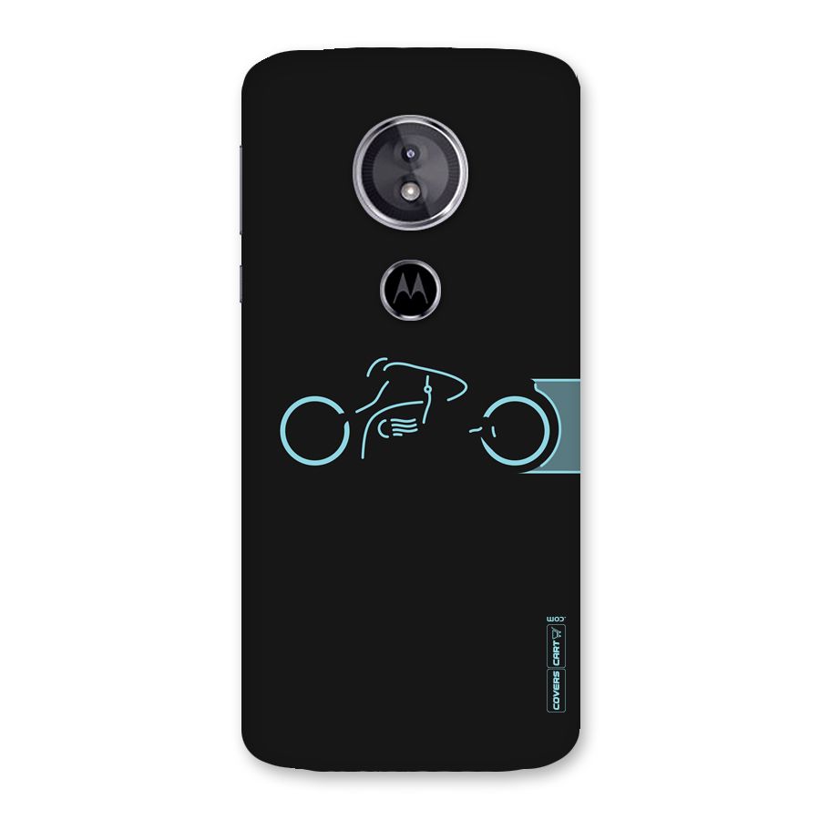 Blue Ride Back Case for Moto E5