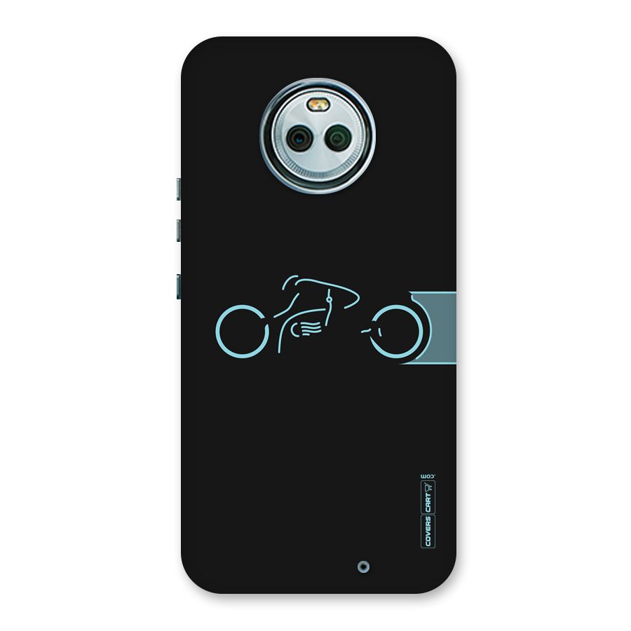 Blue Ride Back Case for Moto X4