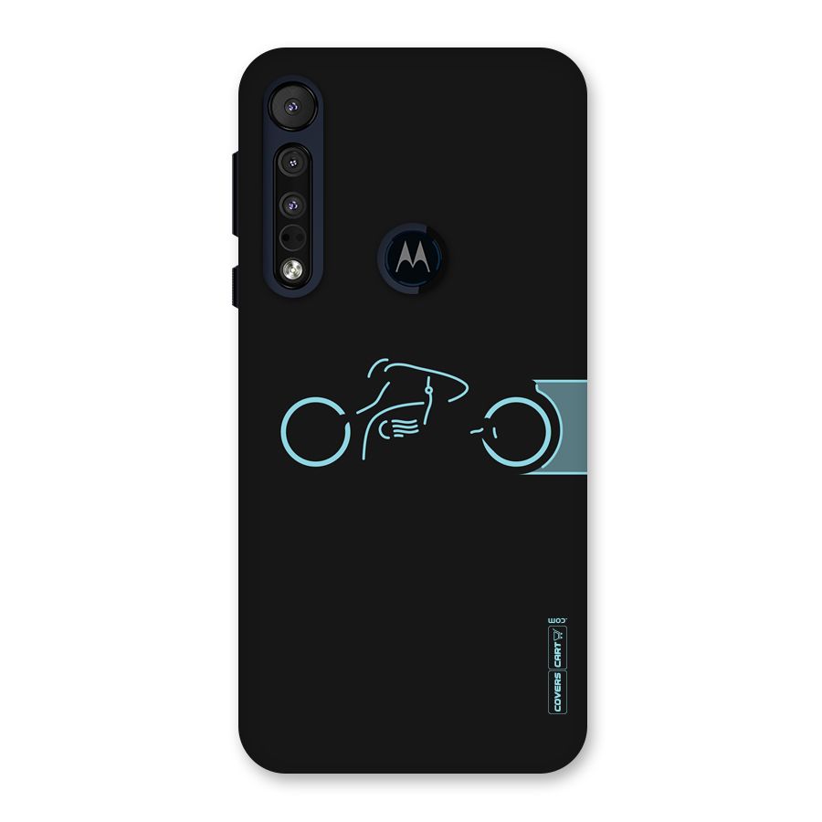 Blue Ride Back Case for Motorola One Macro