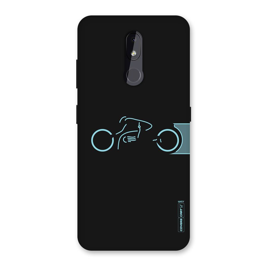 Blue Ride Back Case for Nokia 3.2