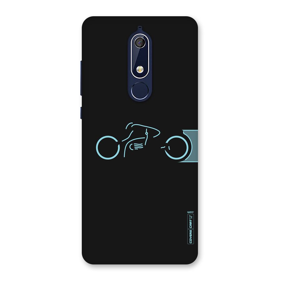 Blue Ride Back Case for Nokia 5.1
