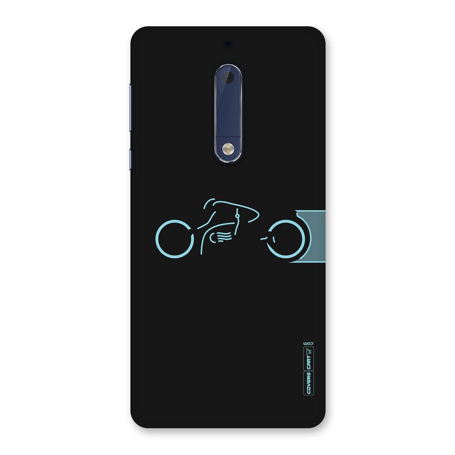 Blue Ride Back Case for Nokia 5