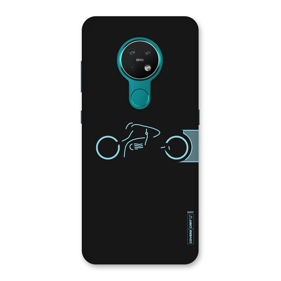 Blue Ride Back Case for Nokia 7.2