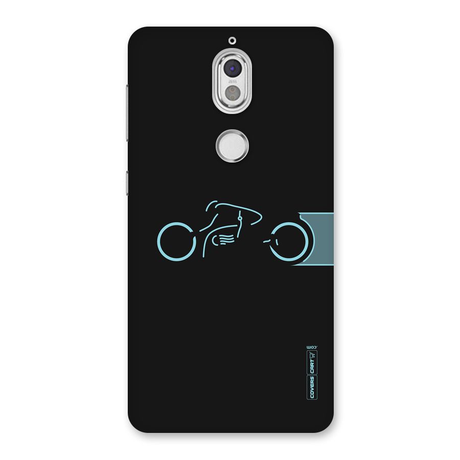 Blue Ride Back Case for Nokia 7