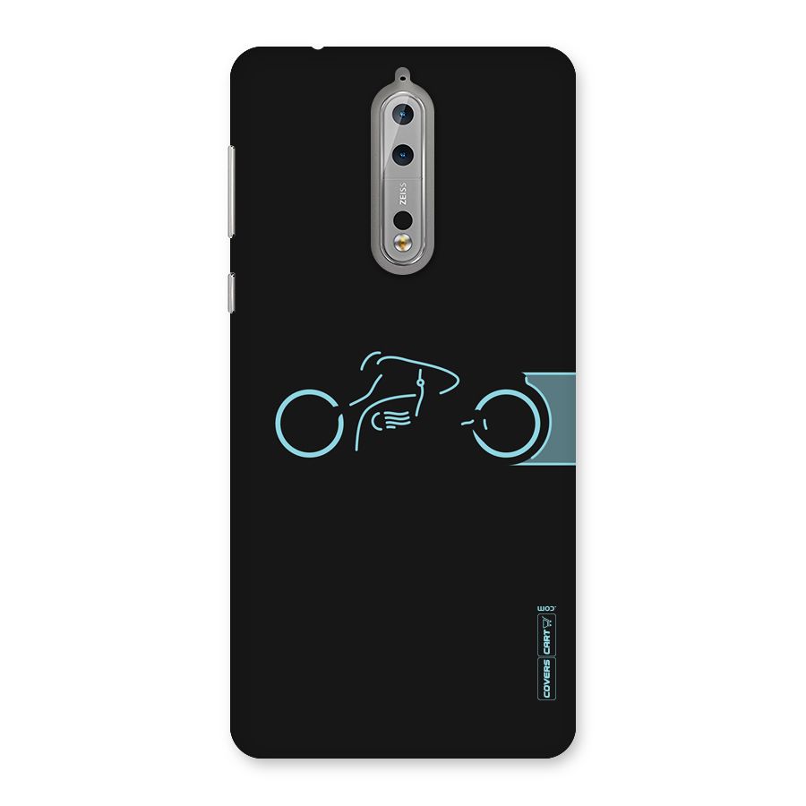 Blue Ride Back Case for Nokia 8