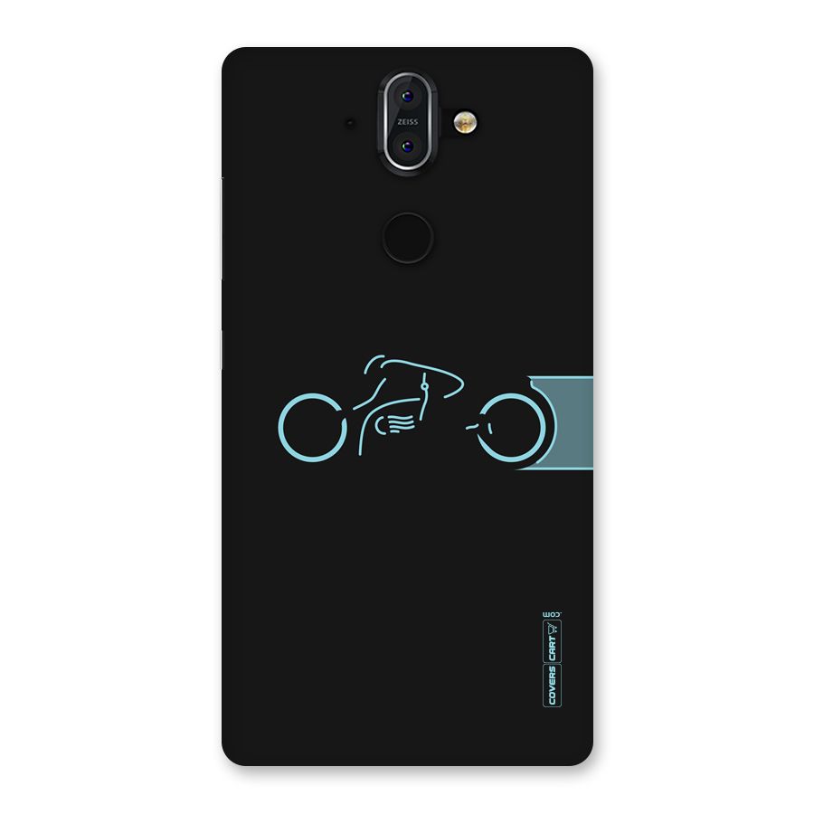 Blue Ride Back Case for Nokia 8 Sirocco