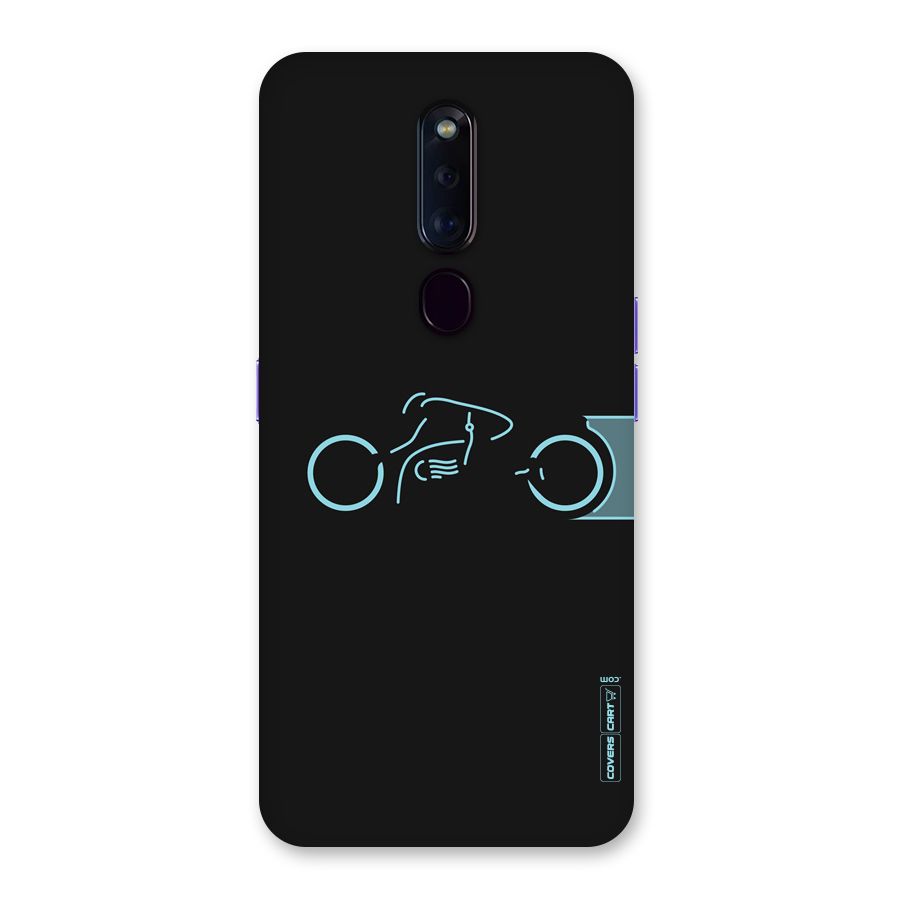 Blue Ride Back Case for Oppo F11 Pro