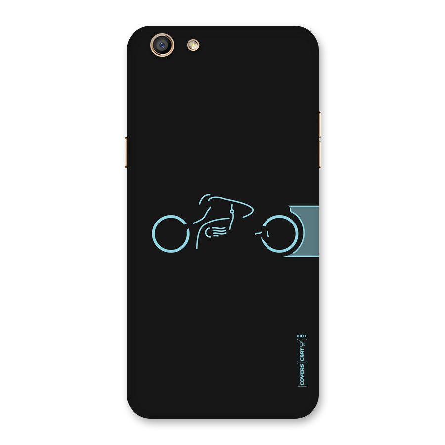 Blue Ride Back Case for Oppo F3