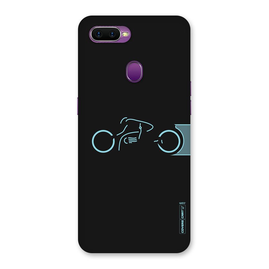 Blue Ride Back Case for Oppo F9