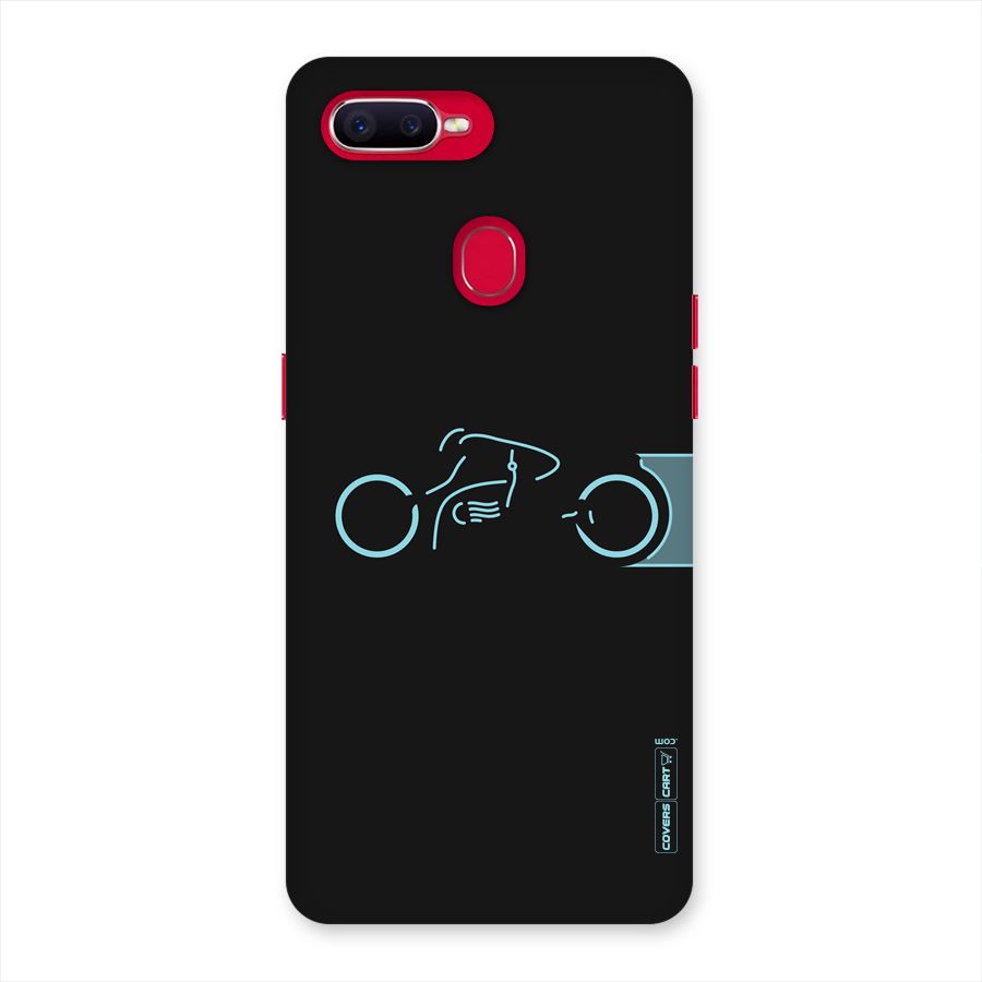 Blue Ride Back Case for Oppo F9 Pro