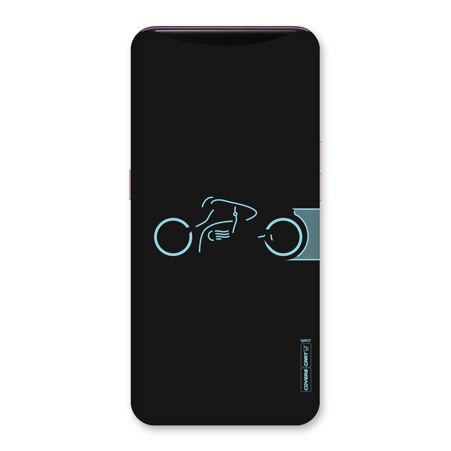 Blue Ride Back Case for Oppo Find X