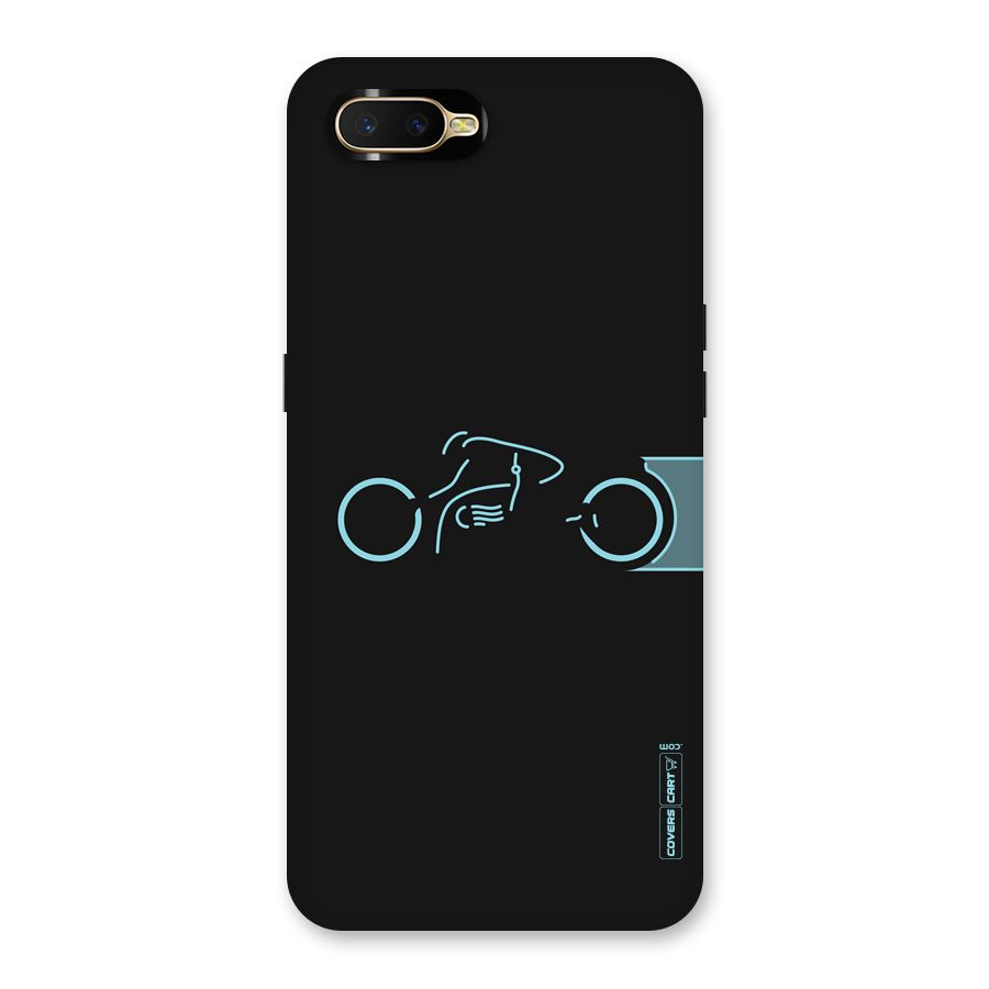 Blue Ride Back Case for Oppo K1