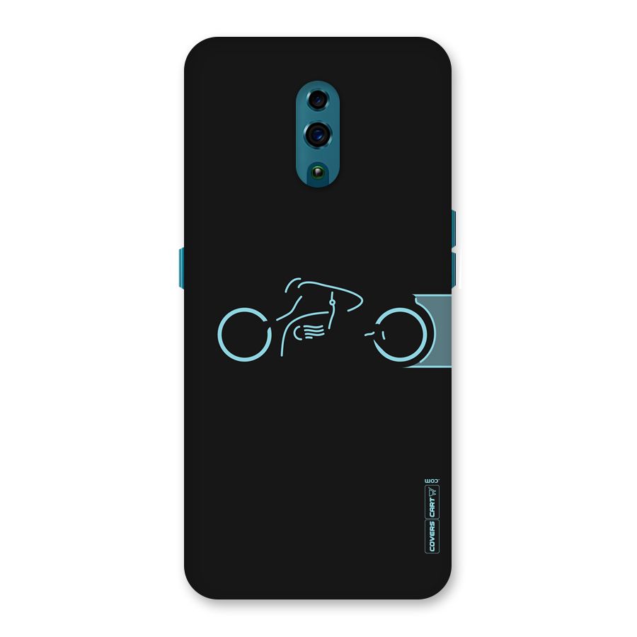 Blue Ride Back Case for Oppo Reno
