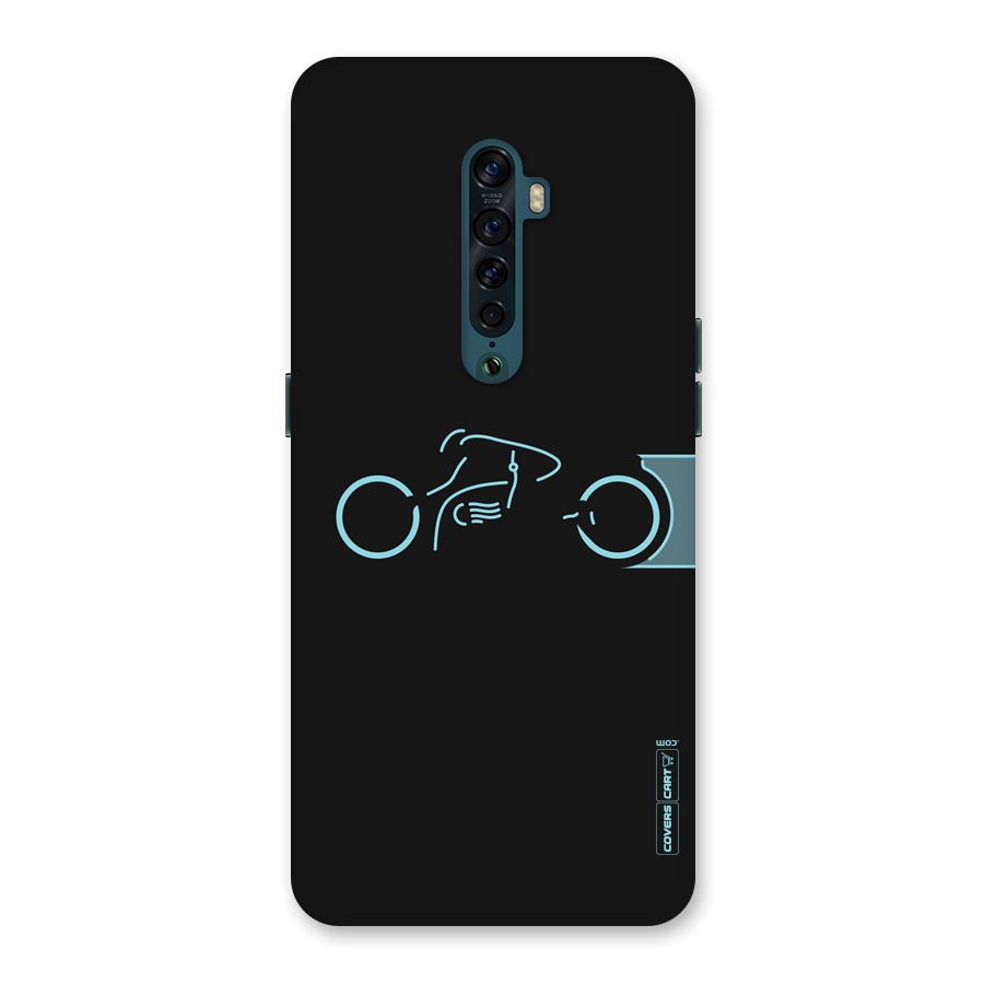 Blue Ride Back Case for Oppo Reno2