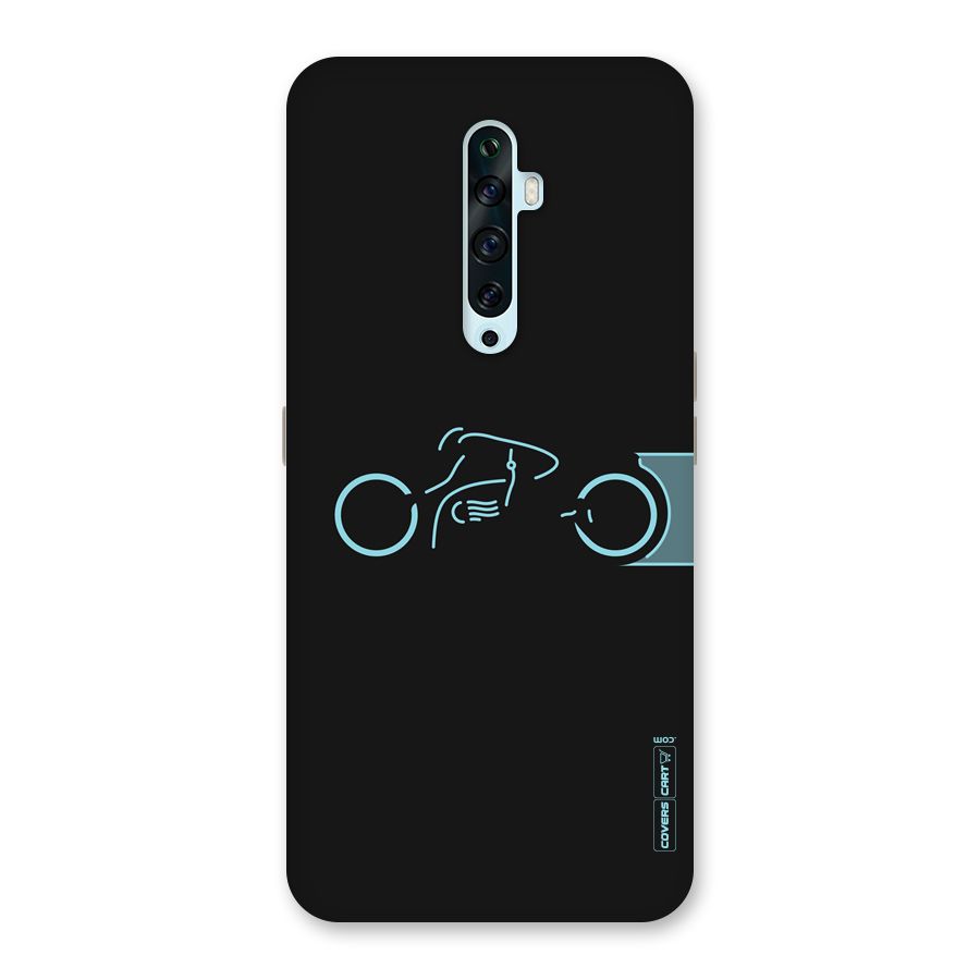 Blue Ride Back Case for Oppo Reno2 F