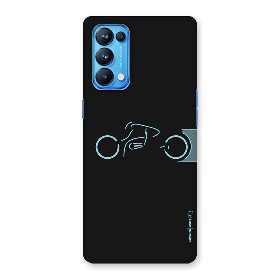 Blue Ride Back Case for Oppo Reno5 Pro 5G