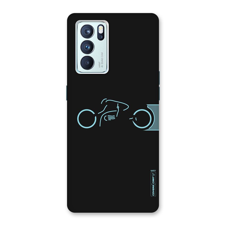 Blue Ride Back Case for Oppo Reno6 Pro 5G