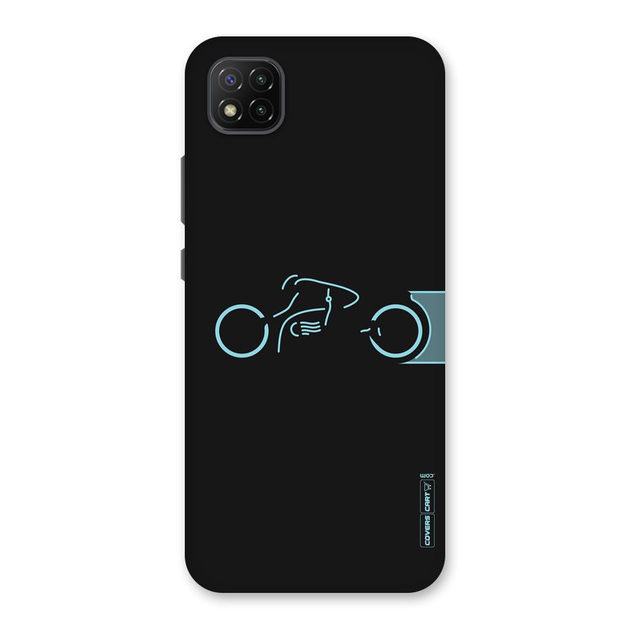 Blue Ride Back Case for Poco C3